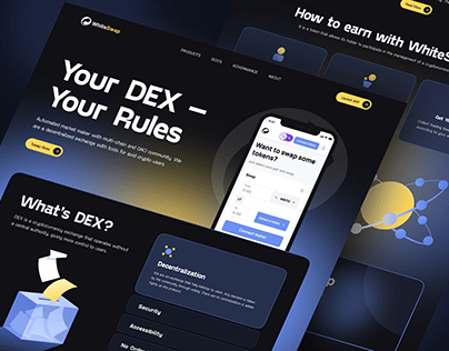 Dex Crypto Exchange Whiteswap Redesign