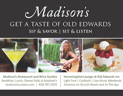 Madison's Visitor Guide Magazine Ad