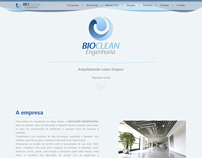 Web Site - Bioclean Engenharia