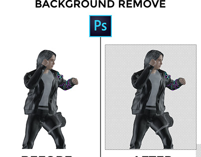 Background removal work through alpha channels .