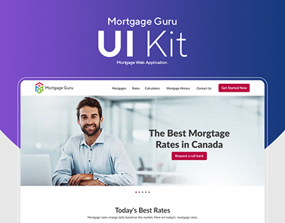 Mortgage Guru B2C Web Layout
