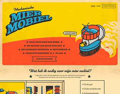 Interactive website: Mier Mobiel