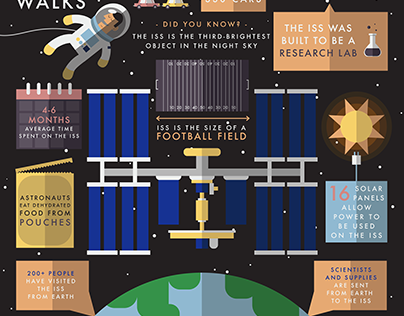 International Space Station Infographic