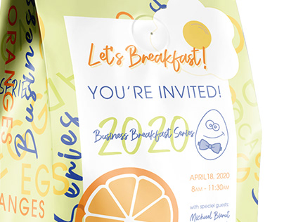 Business Breakfast Series Event Collateral