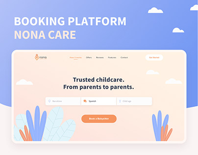 Nona Care - Online booking platform | UX/UI