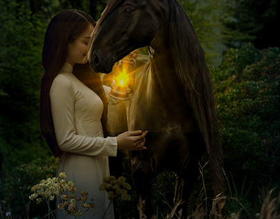 With A Horse