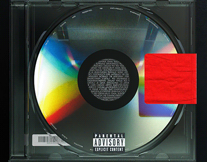 Disc in plastic case Yeezus cover