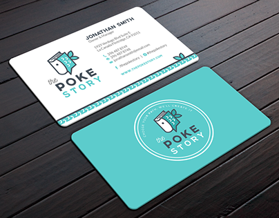 THE POKE STORY BUSSINESS CARD IDENTITY