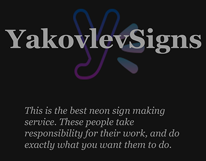 Yakovlev Signs