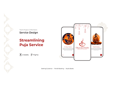 Puja service UX Project