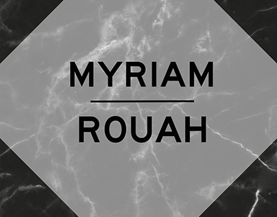 Presse Release/Dossier de Presse - Myriam Rouah