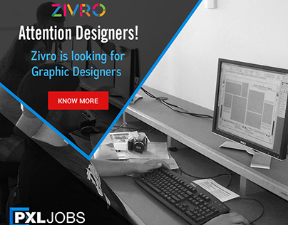 Zivro looking for Graphic designer