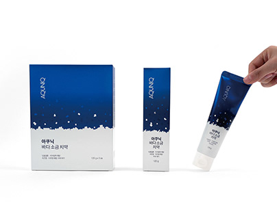 AQUNIQ Toothpaste Packaging Design