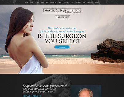 Responsive Plastic Surgery Website