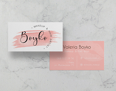 Logo & Business Card for Makeup&Hair artist
