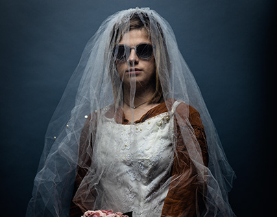 Old Wedding Dresses and Cool Shades