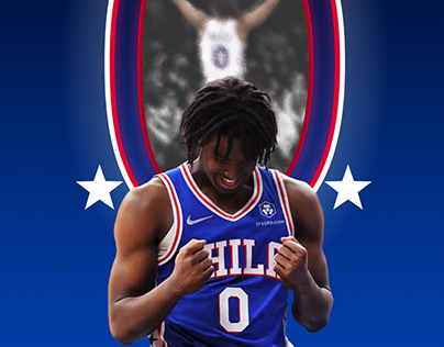 Tyrese Maxey NBA Poster