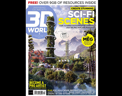 3D WORLD MAGAZINE DECEMBER COVER