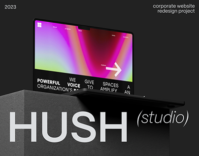 HUSH | corporate website redesign