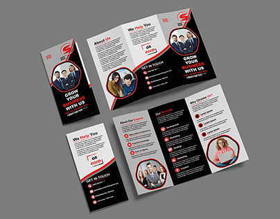 Business Brochure, Trifold Brochure, Corporate Brochure