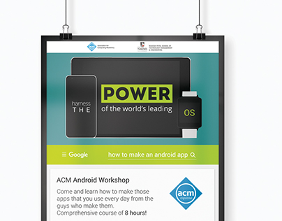 Android Workshop Poster