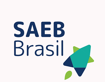 Logo animado do projeto Saeb Brasil da EBSA