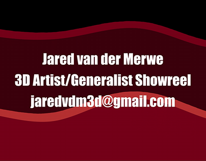 Jared van der Merwe - 3D Artist / Generalist Showreel