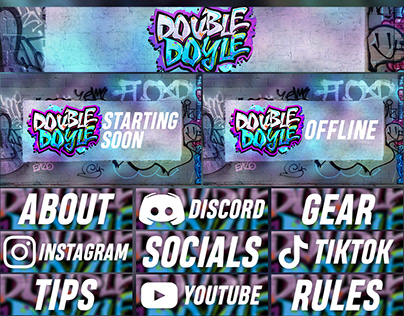 Double Doyle Twitch Branding for @doubledoyle