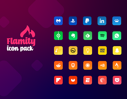 Flamity Icon Pack