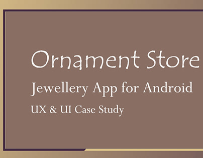 Jewellery App Case Study