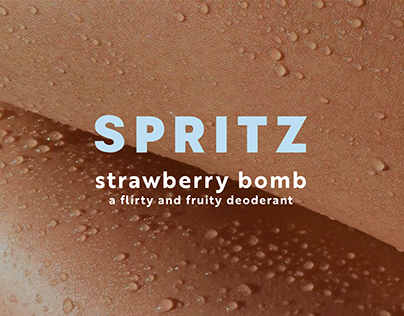 Spritz Deodorant Logo Design