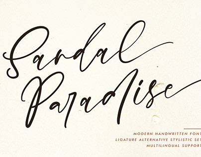 INTRO SALE Sandal Paradise Signature