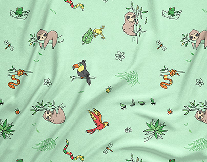 Animals Prints Collection for bamboo kids pajamas