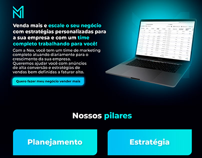 Landing Page - Agência Nex Media