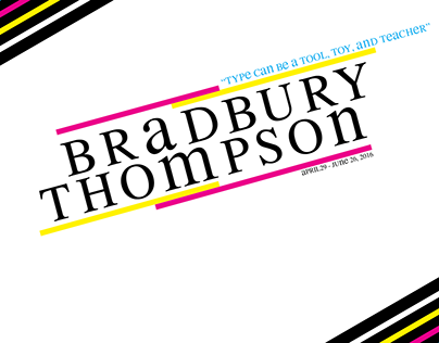 Bradbury Thompson Museum Brochure