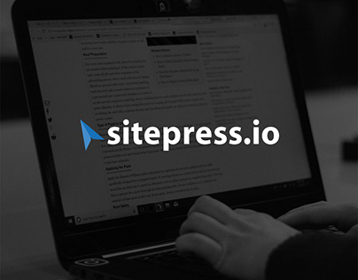 SitePress Logo Design (through 99Design pitch)