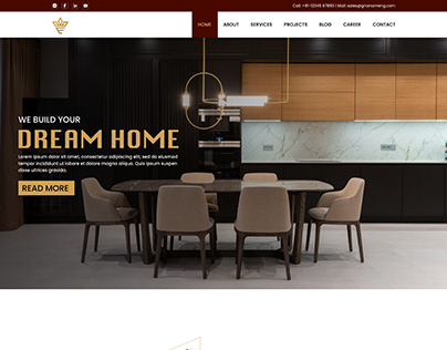 Project thumbnail - Website homepage design / Ui design