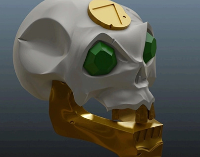 Gold Hoarder’s Skull