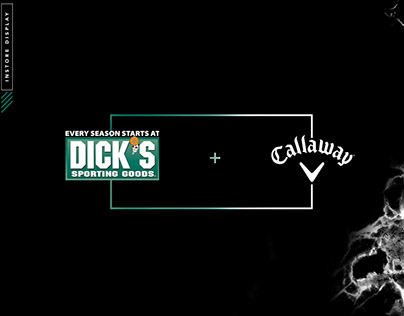 In-store Brand Concept - Dick's X Callaway Golf