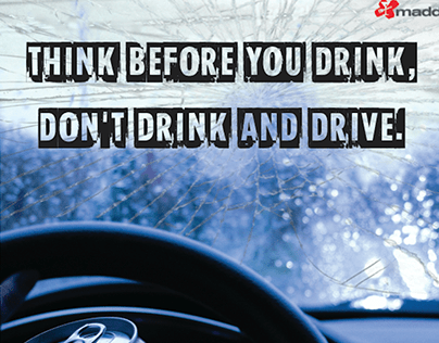 Printed Magazine Ad/Web Banner - "Drinking and Driving"