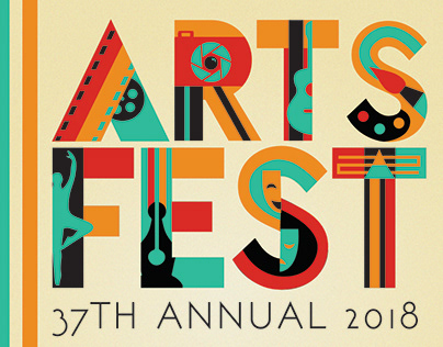 Arts Fest logo design