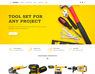 Tools E-commerce Website