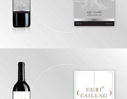 wine label design - Eger region