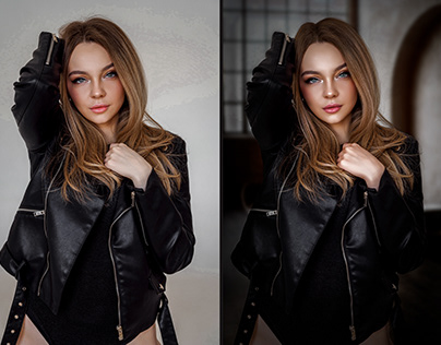 complete photo retouching and background change
