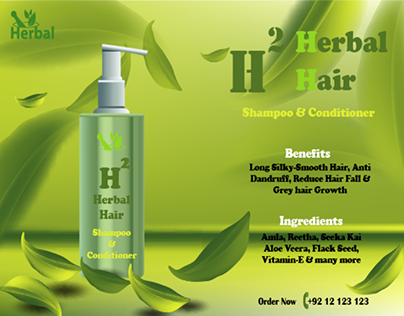 Design Hebal Hair Product for Client