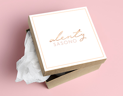 Alenty Sasono | rebranding | fashion designer