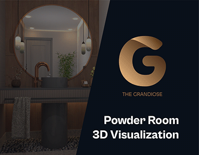 Powder Room 3D Visualization