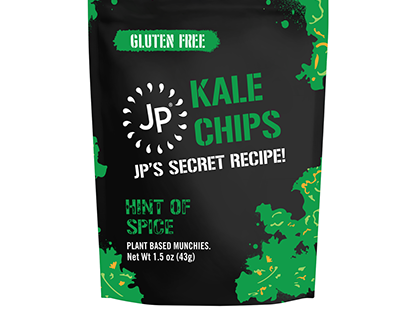 Kale Chips Packaging & Mockup