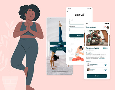 Yoga mobile app