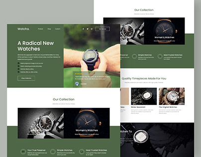 Watcha - Watch & Jewellery Landing Page
